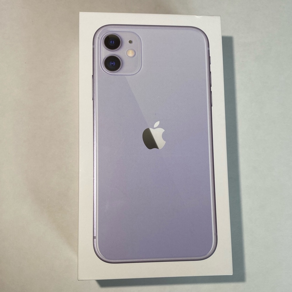 PURPLE APPLE IPHONE 11 BOX ONLY